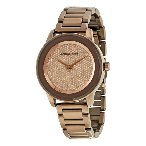Michael Kors Kinley Pave Sable Dial Ladies Watch MK6245 - The Watches Men & CO