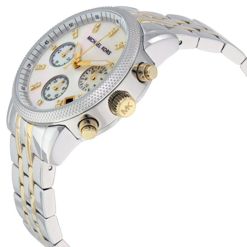 Michael Kors Ladies Two-tone Bracelet Watch MK5057 - The Watches Men & CO #2