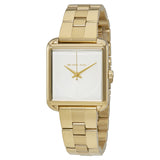 Michael Kors Lake White Dial Ladies Gold Tone Watch MK3644 - The Watches Men & CO