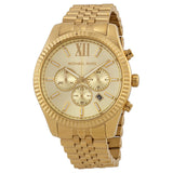 Michael Kors Lexington Chronograph Champagne Dial Men's Watch #MK8281 - The Watches Men & CO
