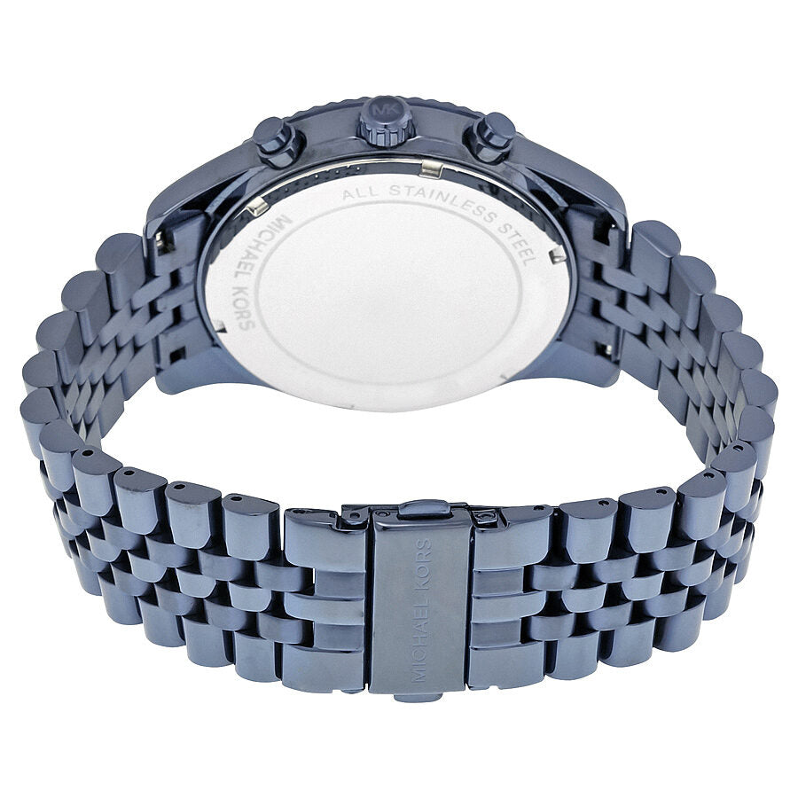 Michael kors men's lexington blue watch on sale mk8480