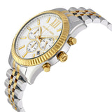 Michael Kors Lexington Chronograph White Dial Men's Watch #MK8344 - The Watches Men & CO #2