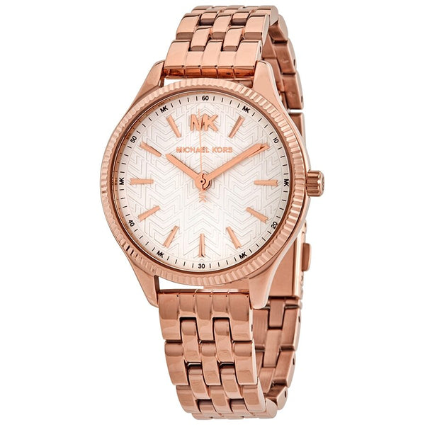 Michael kors sale white face watch