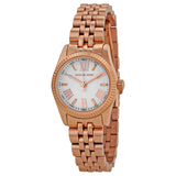 Michael Kors Lexington White Dial Rose Gold-tone Ladies Watch MK3230 - The Watches Men & CO