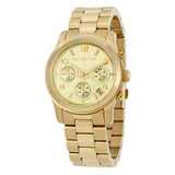 Michael Kors Midsized Chronograph Gold-tone Unisex Watch MK5055 - The Watches Men & CO