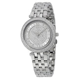 Michael Kors Mini Darci Crystal Pave Dial Stainless Steel Ladies Watch MK3476 - The Watches Men & CO