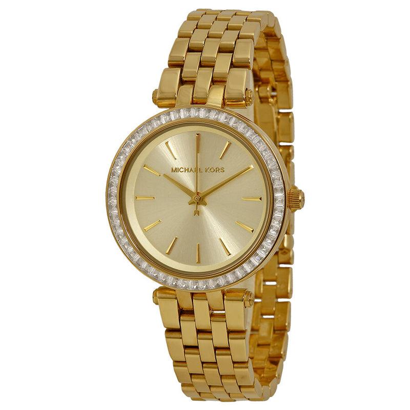 Michael Kors Mini Darci Gold Sunray Dial Ladies Watch MK3365 - The Watches Men & CO