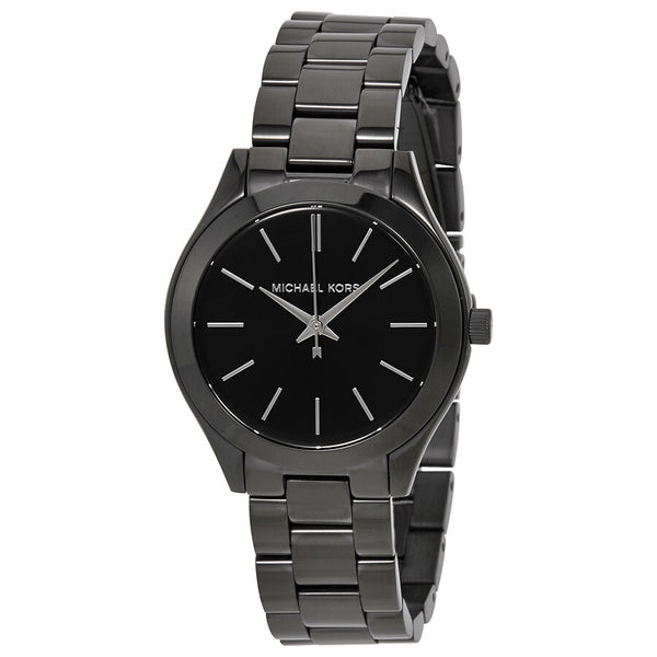 Michael Kors Mini Slim Runway Black Dial Ladies Watch MK3587 - The Watches Men & CO