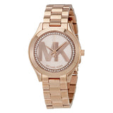 Michael Kors Mini Slim Runway Rose Dial Ladies Watch MK3549 - The Watches Men & CO