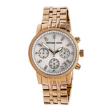 Michael Kors Chronograph Rose Gold Ladies Watch  MK5026 - The Watches Men & CO