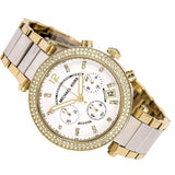Michael Kors Parker Chronograph Silver Dial Two-tone Women's Watch MK5687 - The Watches Men & CO #3