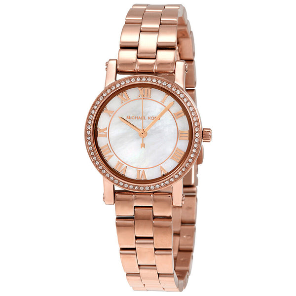 Michael Kors Norie Mother of Pearl Dial Laides Watch MK3558 - The Watches Men & CO