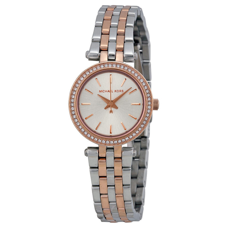 Michael Kors Petite Darci Silver Dial Two-tone Ladies Watch MK3298 - The Watches Men & CO