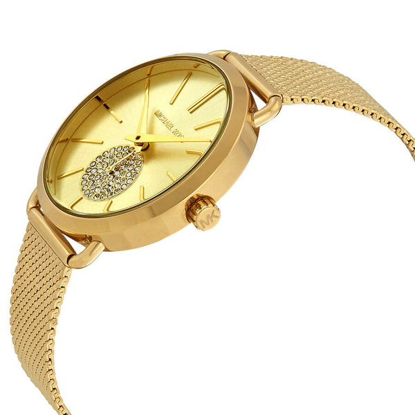 Michael Kors Porita Gold Dial Ladies Watch #MK3844 - The Watches Men & CO #2