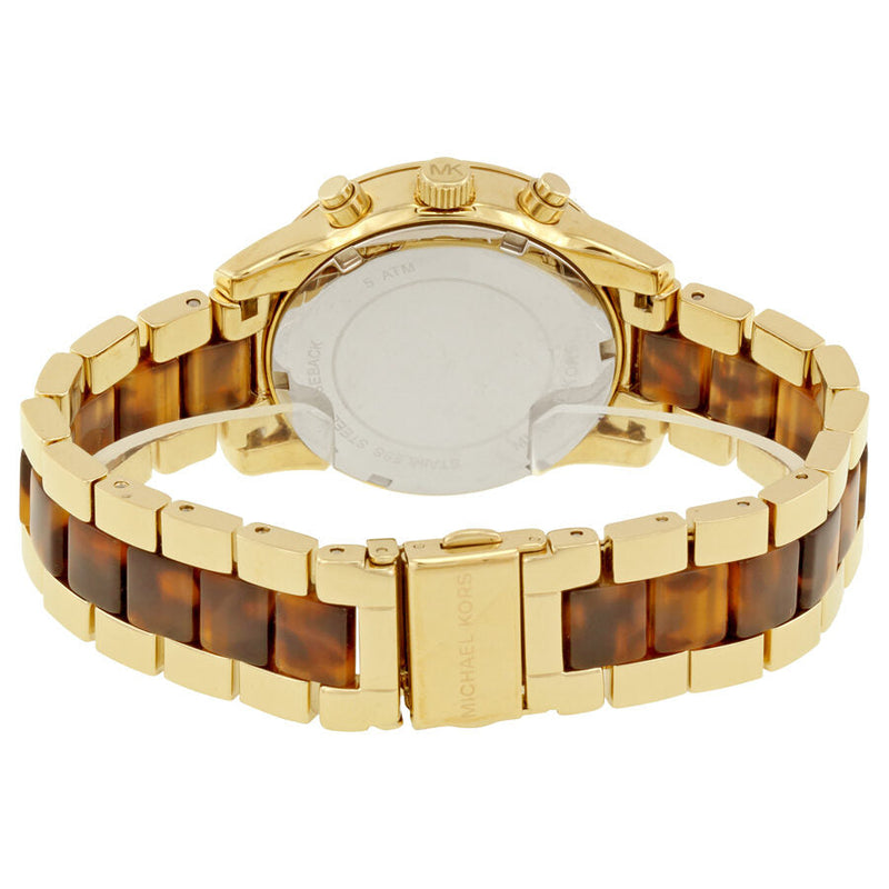 Michael Kors Ritz Chrongraph Champagne Dial Ladies Watch MK6322 - The Watches Men & CO #3