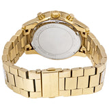 Michael Kors Ritz Pave Chronograph Crystal Gold Dial Ladies Watch MK6484 - The Watches Men & CO #3