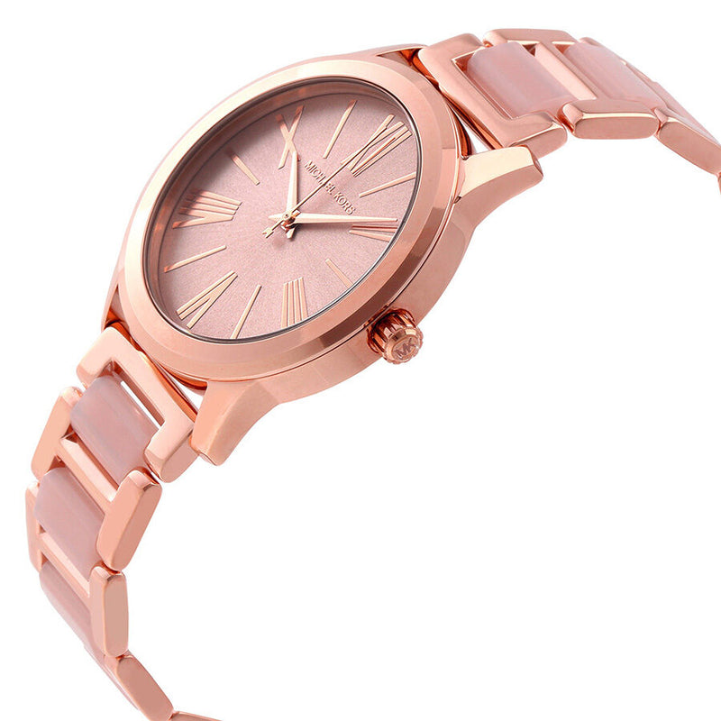 Michael Kors Rose Gold Dial Ladies Watch MK3595c - The Watches Men & CO #2