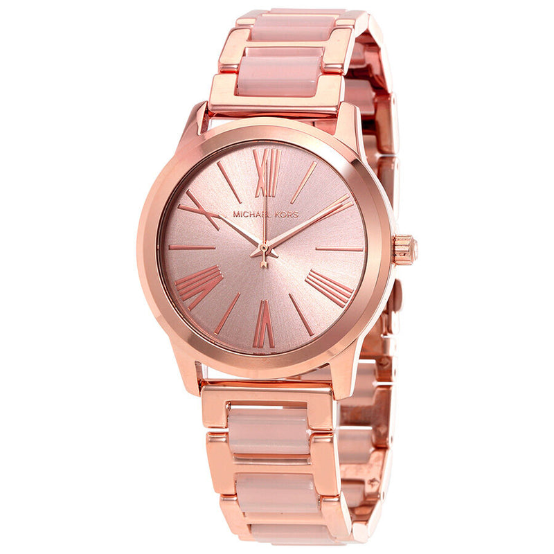 Michael Kors Rose Gold Dial Ladies Watch MK3595c - The Watches Men & CO