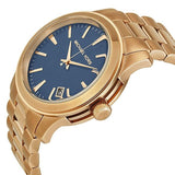 Michael Kors Runway Blue Dial Rose Gold-Tone Men's Watch MK7065 - The Watches Men & CO #2