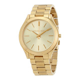 Michael Kors Runway Champagne Dial Ladies Watch #MK3179 - The Watches Men & CO