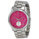 Michael Runway Chronograph Pink Dial Ladies Watch  MK6160 - The Watches Men & CO