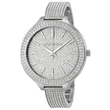 Michael Kors Runway Crystal Pave Dial Stainless Steel Ladies Watch MK3250 - The Watches Men & CO