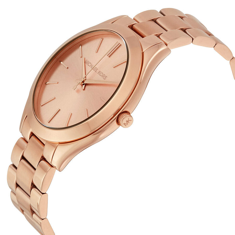 Michael Kors Runway Rose Dial Rose Gold-tone Unisex Watch #MK3197 - The Watches Men & CO #2