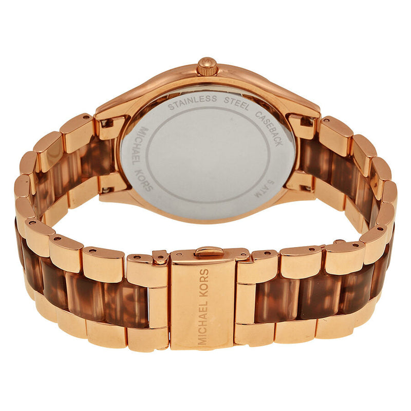 Michael Kors Runway Rose Gold-tone Stainless Steel Ladies Watch MK4301 - The Watches Men & CO #3