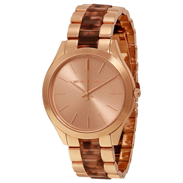 Michael Kors Runway Rose Gold-tone Stainless Steel Ladies Watch MK4301 - The Watches Men & CO