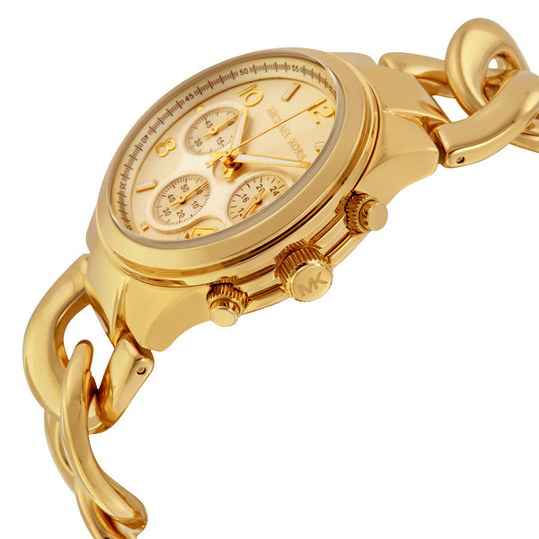 Michael Kors Runway Twist Chronograph Gold-tone Ladies Watch MK3131 - The Watches Men & CO #2