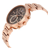 Michael Kors Sawyer Grey Dial Rose Gold-plated Ladies Watch MK6226 - The Watches Men & CO #2