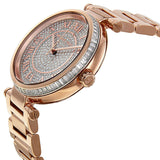 Michael Kors Skylar Crystal Pave Dial Rose gold-tone Ladies Watch MK5868 - The Watches Men & CO #2