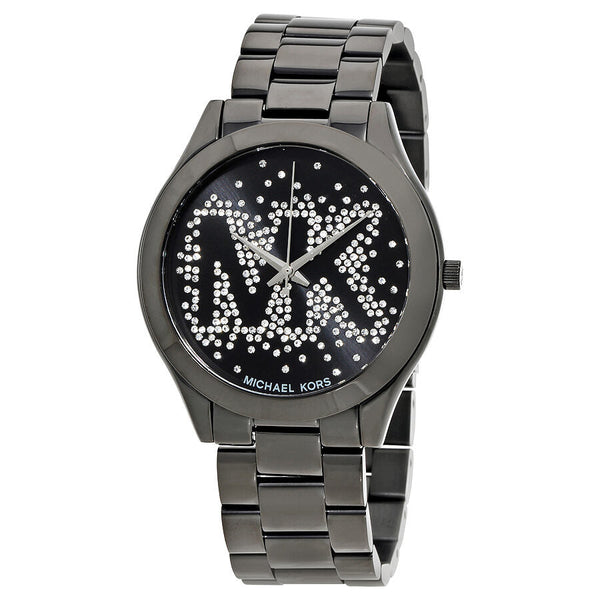 Michael Kors Slim Runway Black Dial Ladies Watch MK3589 - The Watches Men & CO