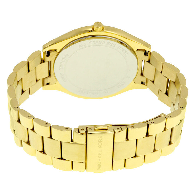 Michael Kors Slim Runway Champagne Dial Ladies Watch #MK3335 - The Watches Men & CO #3