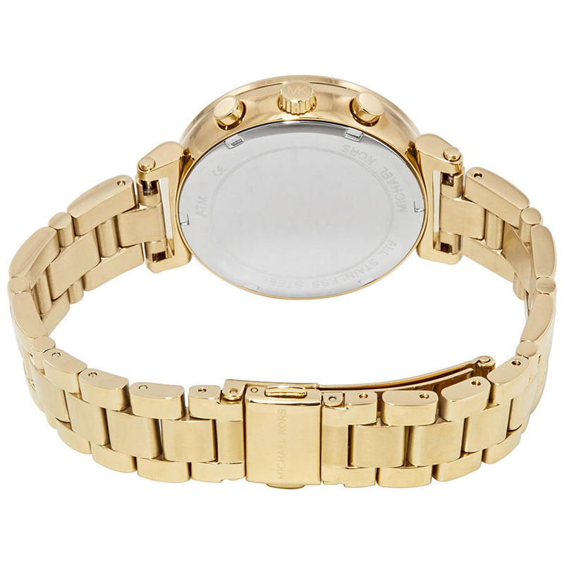 Michael Kors Sofie Chronograph Crystal Gold Dial Ladies Watch – The Watches Men & CO