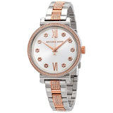 Michael Kors Sofie Crystal Silver Dial Two-tone Ladies Watch MK3880 - The Watches Men & CO
