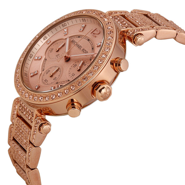 Michael Kors Uptown Glam Parker Chronograph Ladies Watch MK5663 - The Watches Men & CO #2