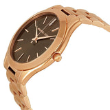 Michael Kors Vintage Classic Slim Runway Rose Gold-tone Ladies Watch MK3181 - The Watches Men & CO #2