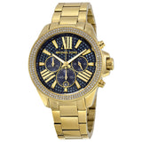Michael Kors Wren Chronograph Blue Crystal Pave Ladies Watch MK6291 - The Watches Men & CO