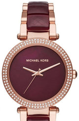 Michael Kors Parker Burgundy Women's Watch MK6412 - The Watches Men & CO #2