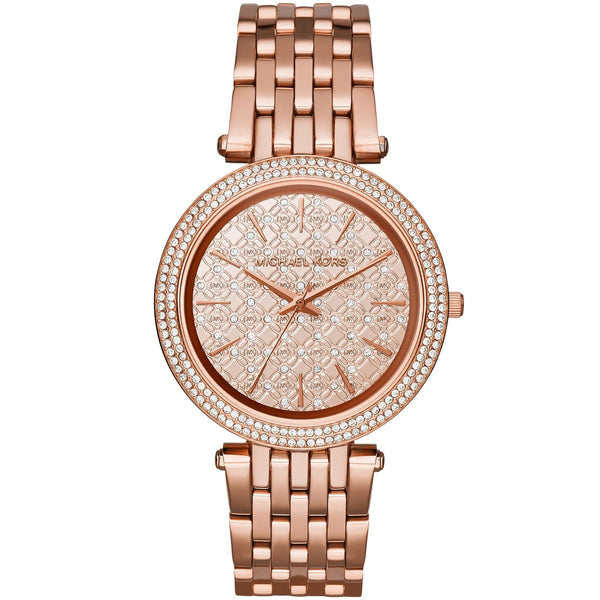 Michael Kors Darci Rose Gold Ladies Watch  MK3399 - The Watches Men & CO