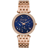 Michael Kors Rose Gold Darci Blue Dial Women's Watch  MK3728 - The Watches Men & CO