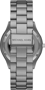 Michael Kors Slim Runway Charcoal Men's Watch MK4506 - The Watches Men & CO #3