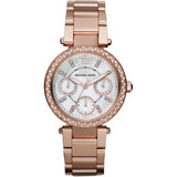 Michael Kors Parker Rose Gold Ladies Watch  MK5616 - The Watches Men & CO