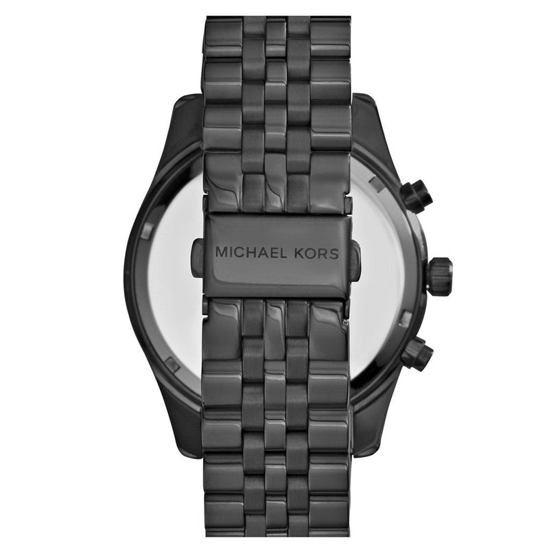 Michael Kors Lexington Gunmetal Grey Steel Chronograph Men's Watch#MK8346 - The Watches Men & CO #3