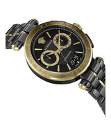 Versace Aion Black Chronograph Men's Watch VE1D01620 - The Watches Men & CO #3