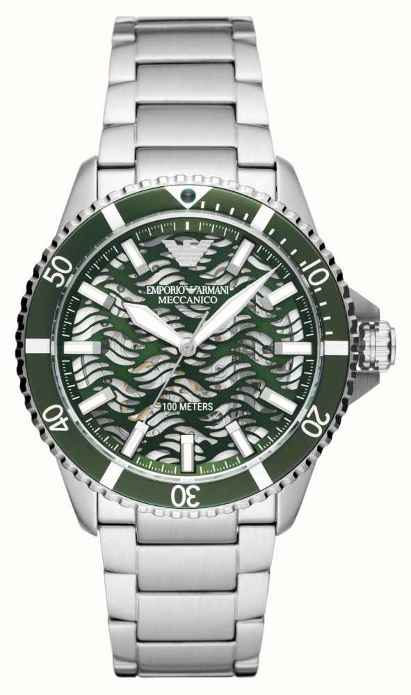 Emporio Armani Automatic Skeleton Dial Men's Watch  AR60061 - The Watches Men & CO