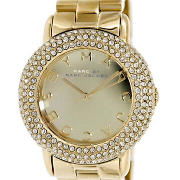 Marc By Marc Jacobs Marci Gold Women's Gold Mirror Watch MBM3191 - The Watches Men & CO #2