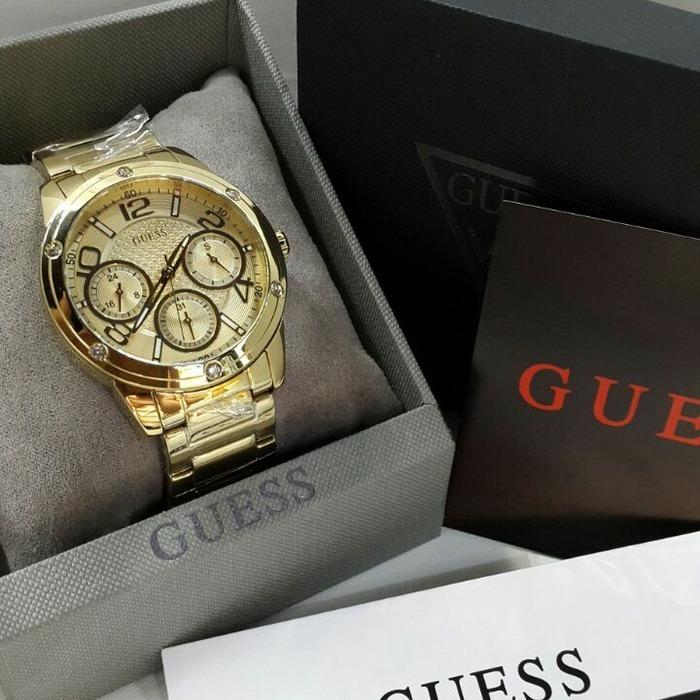 Guess Crystal All Gold Men's Watch#W0778L2 - The Watches Men & CO #5