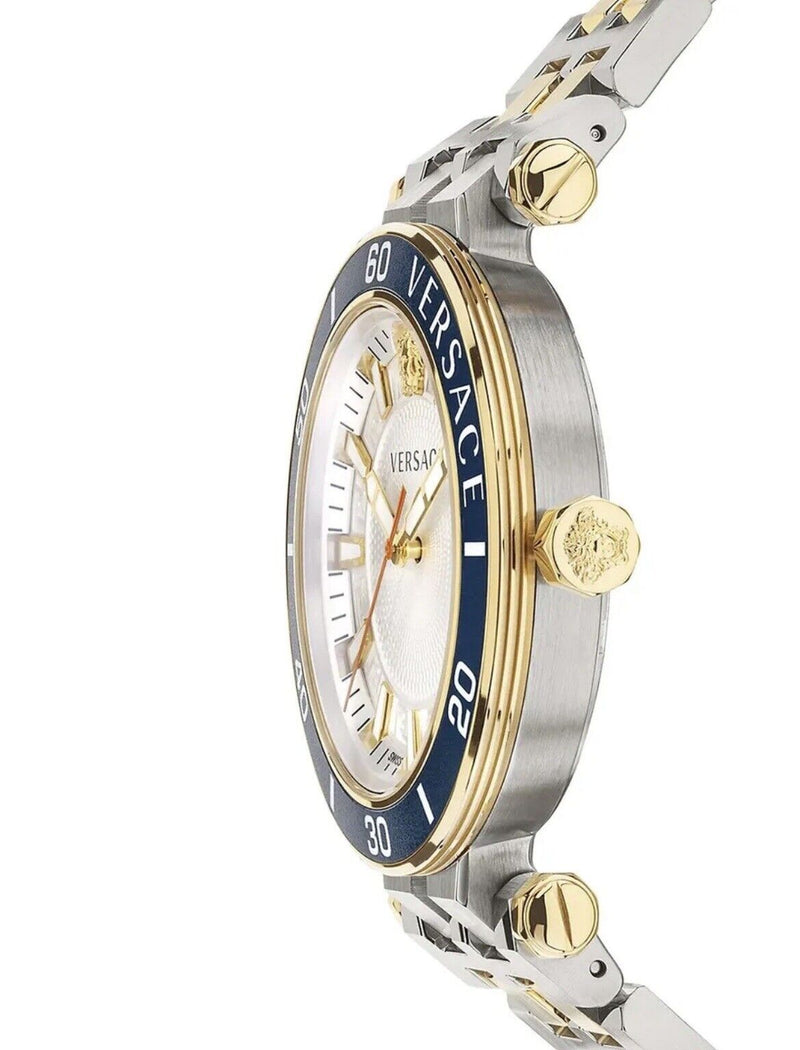 Versace Greca Sport Two-Tone Unisex Watch VEZ300521 - The Watches Men & CO #2